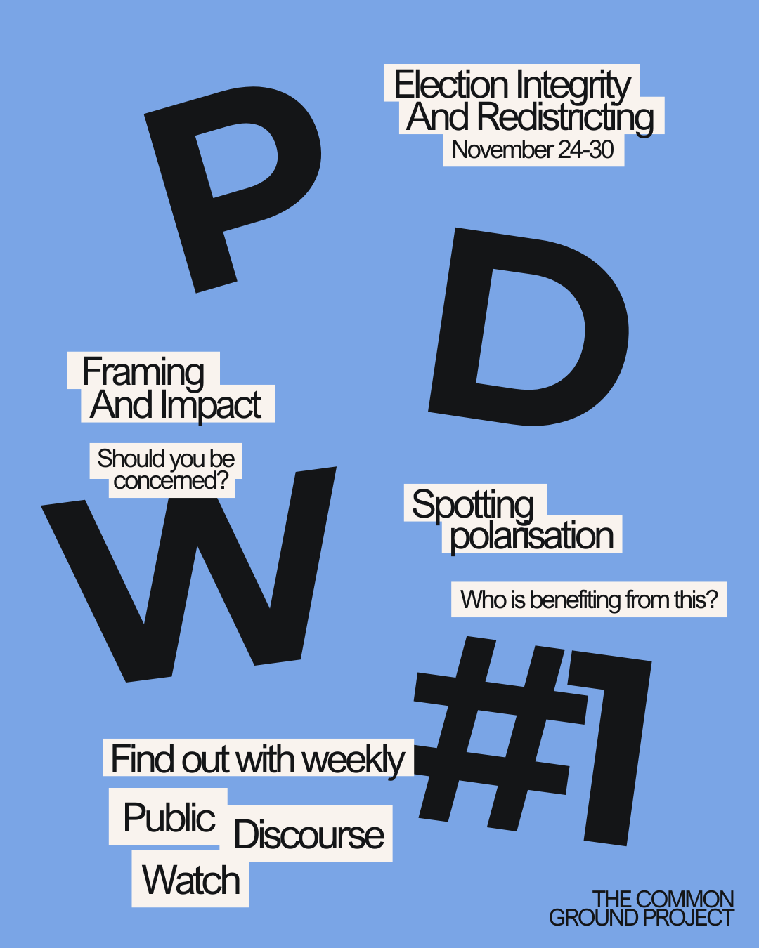 #1 – Election Integrity and Redistricting